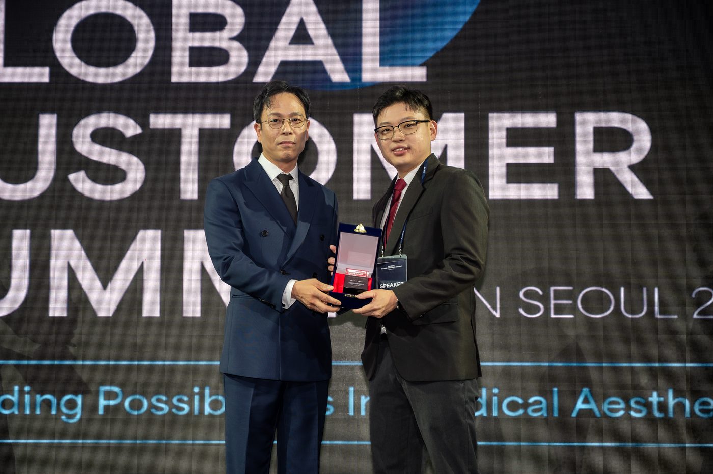 CLASSYS Global Customer Summit 2025 Seoul — full ballroom stage view